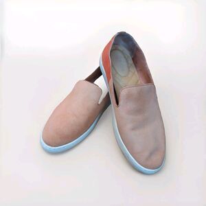 Birdies Swift Loafers Womens 8 Coral  Suede Slip On Comfort Shoes